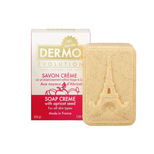 Dermo Evolution Lightening Creamy Soap with Apricot Seeds 200g ...