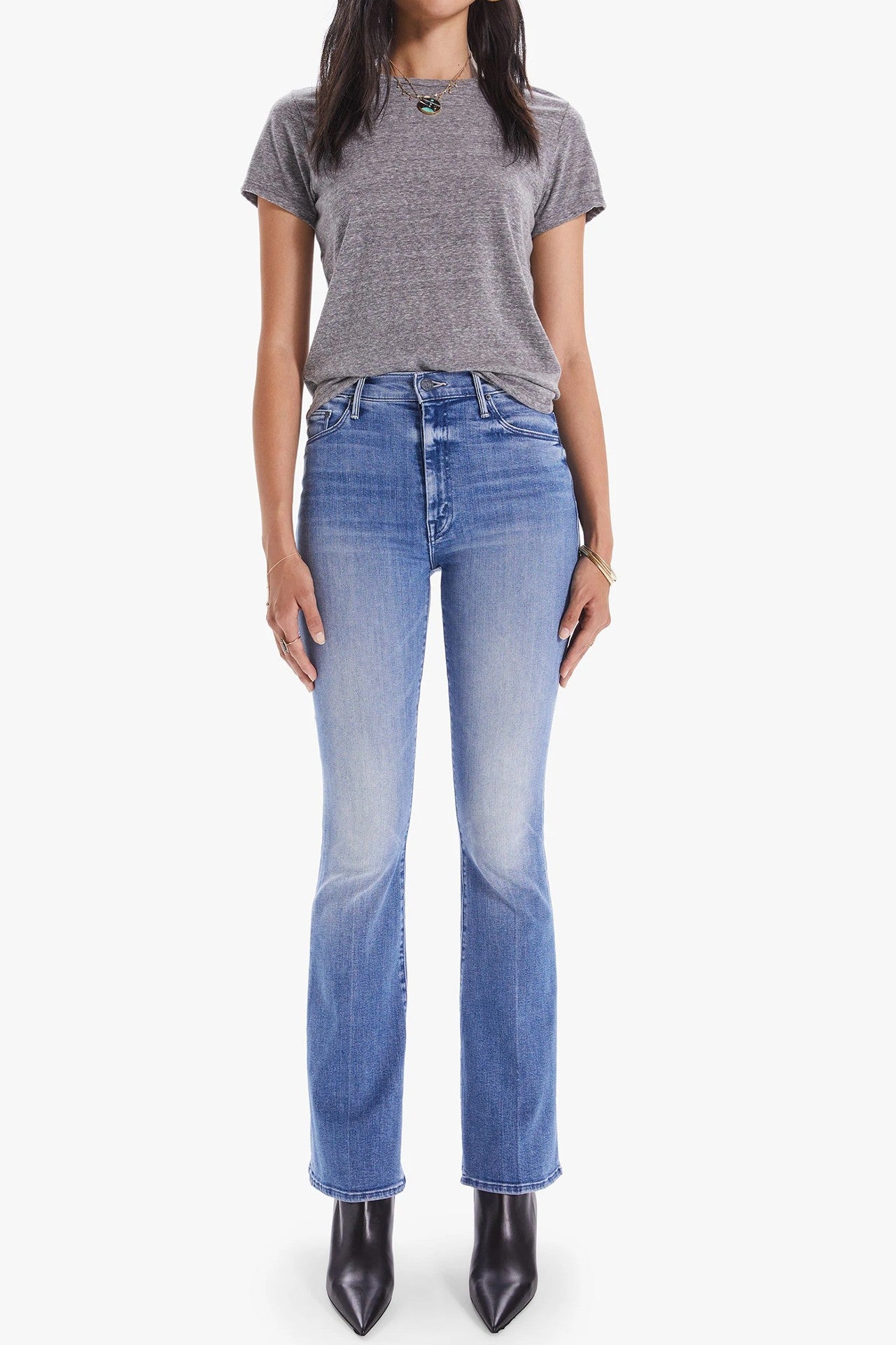 Mother High Waisted Weekender Skimp Jeans Sara Clausin