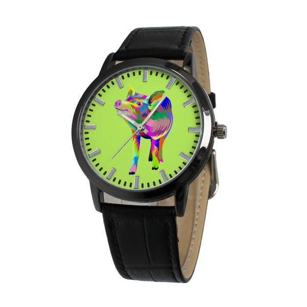 Painted Pig Fine Quartz Watch - Love My Barnyard