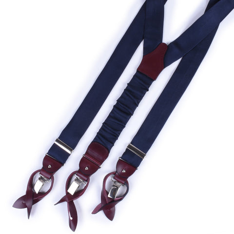italian silk suspenders - sera fine silk