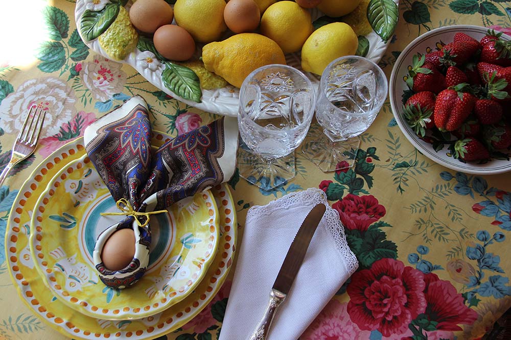 serà fine silk - easter table