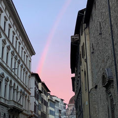 Rainbow in Florence Italy