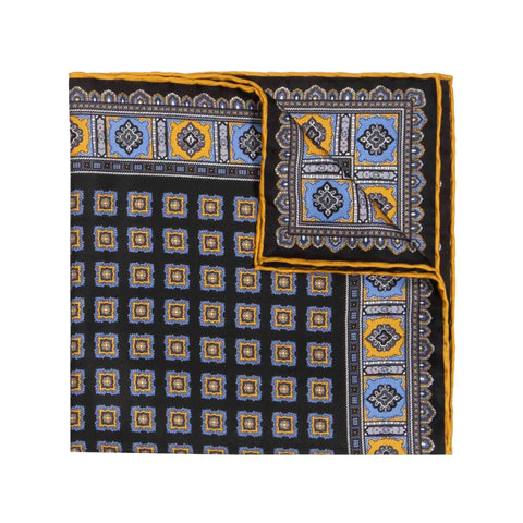 blackberry primitivo silk pocket square - sera fine silk