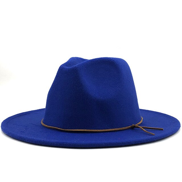 Fedora hat with knotted leather cord – foxsters