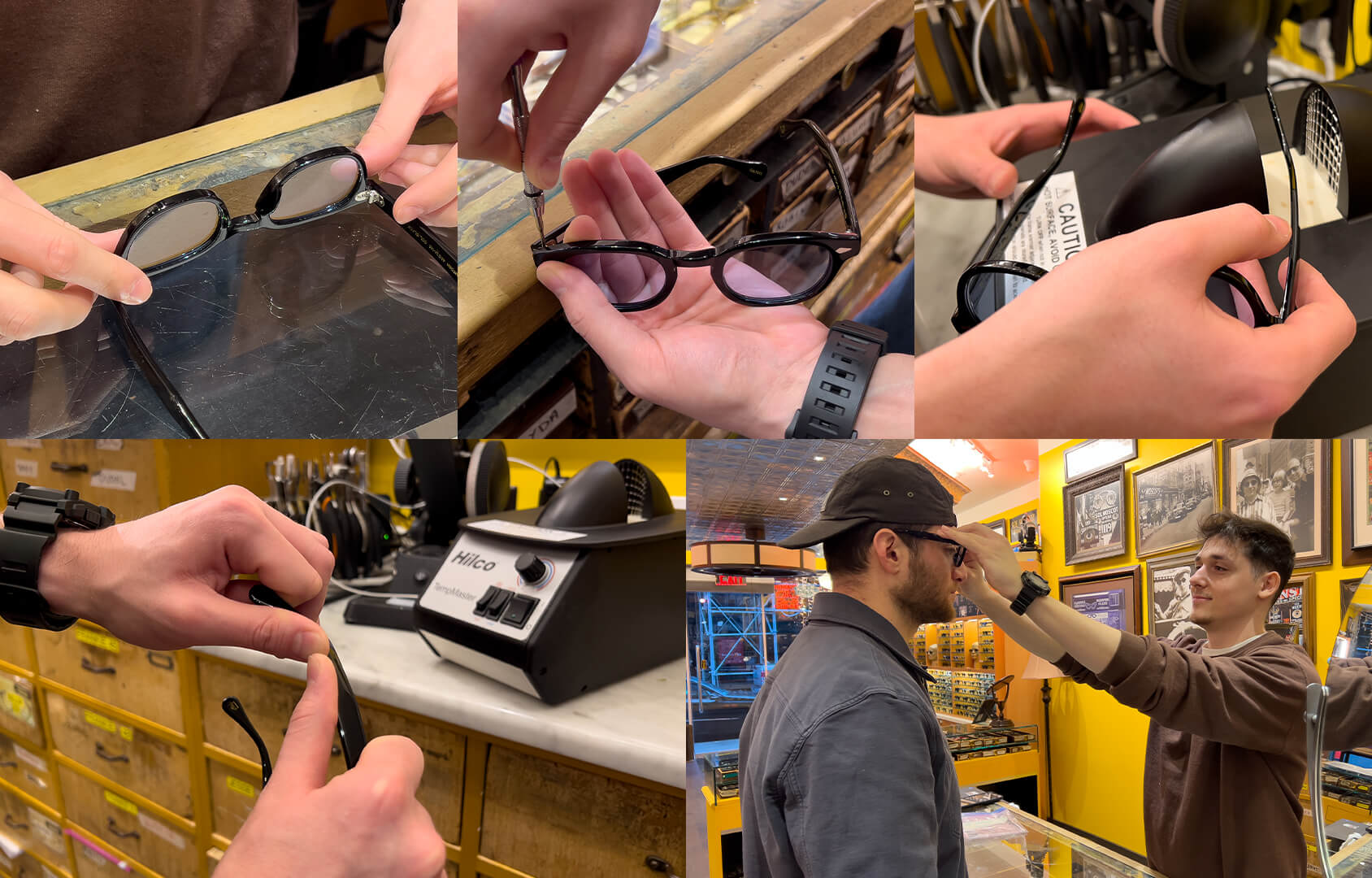 One of our frame specialists can get you properly sized and fit at MOSCOT