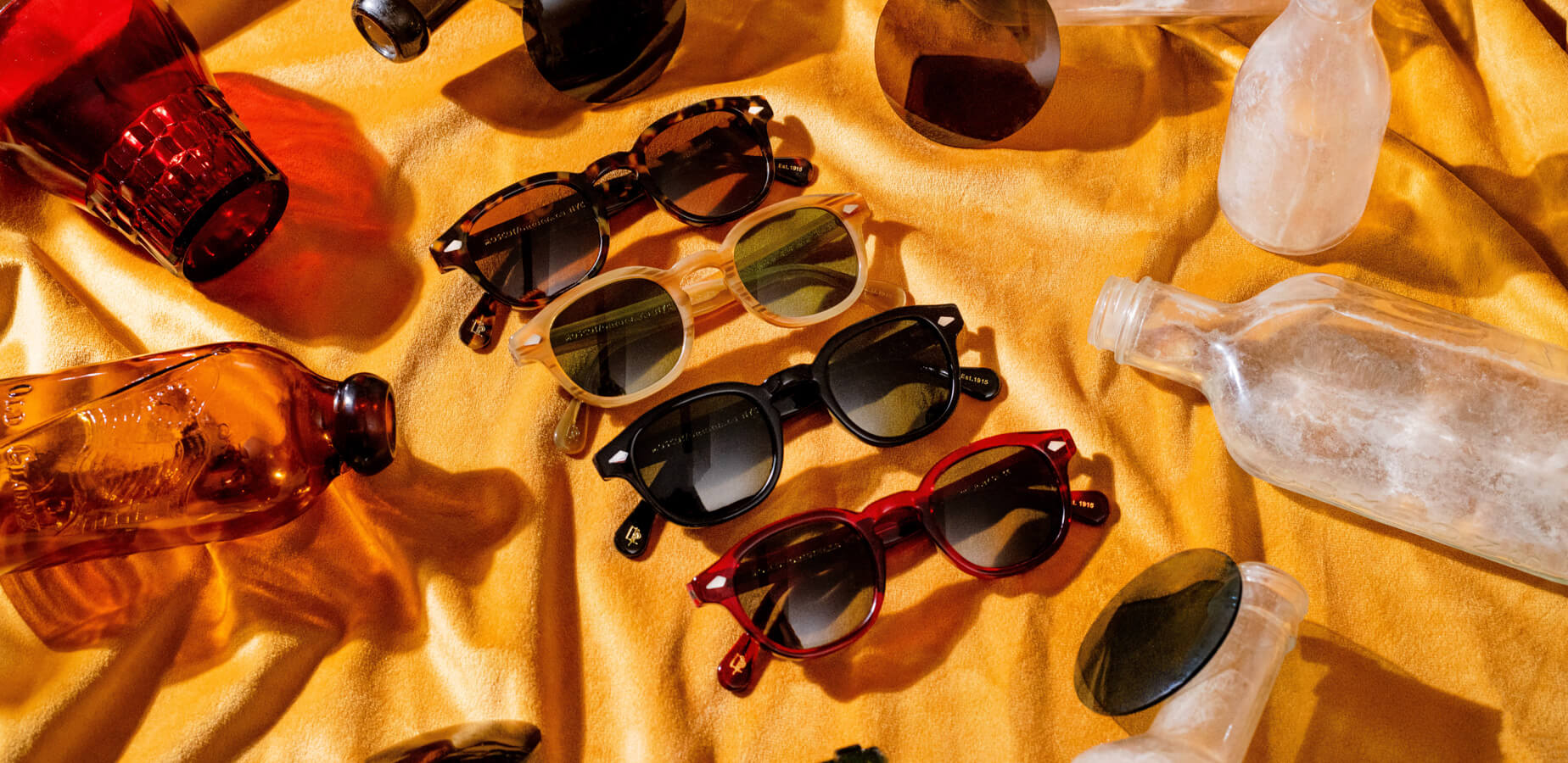 Moscot has real glass lenses in many of our Original frames.