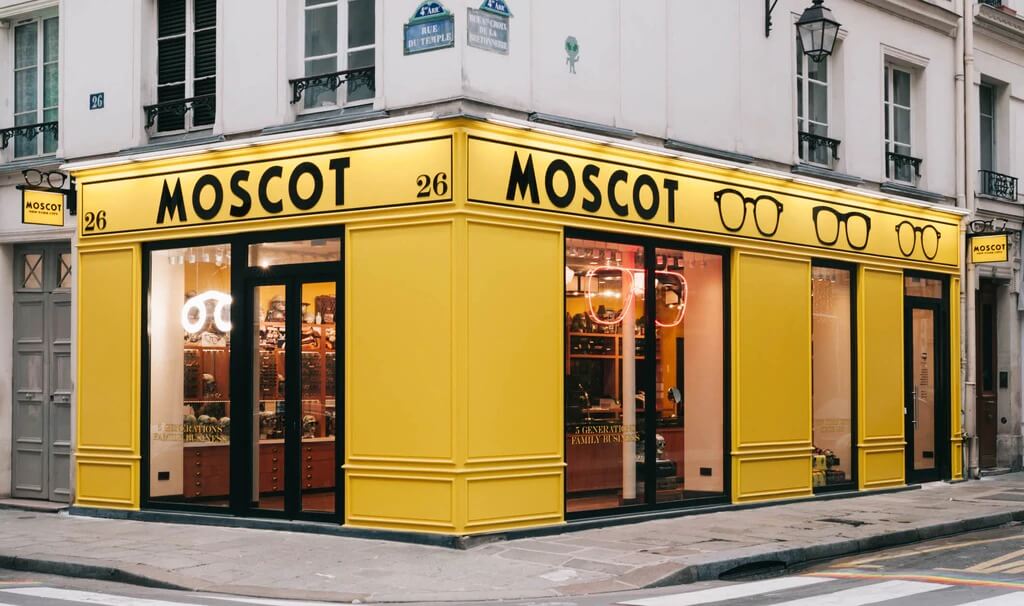 MOSCOT Paris Shop Exterior