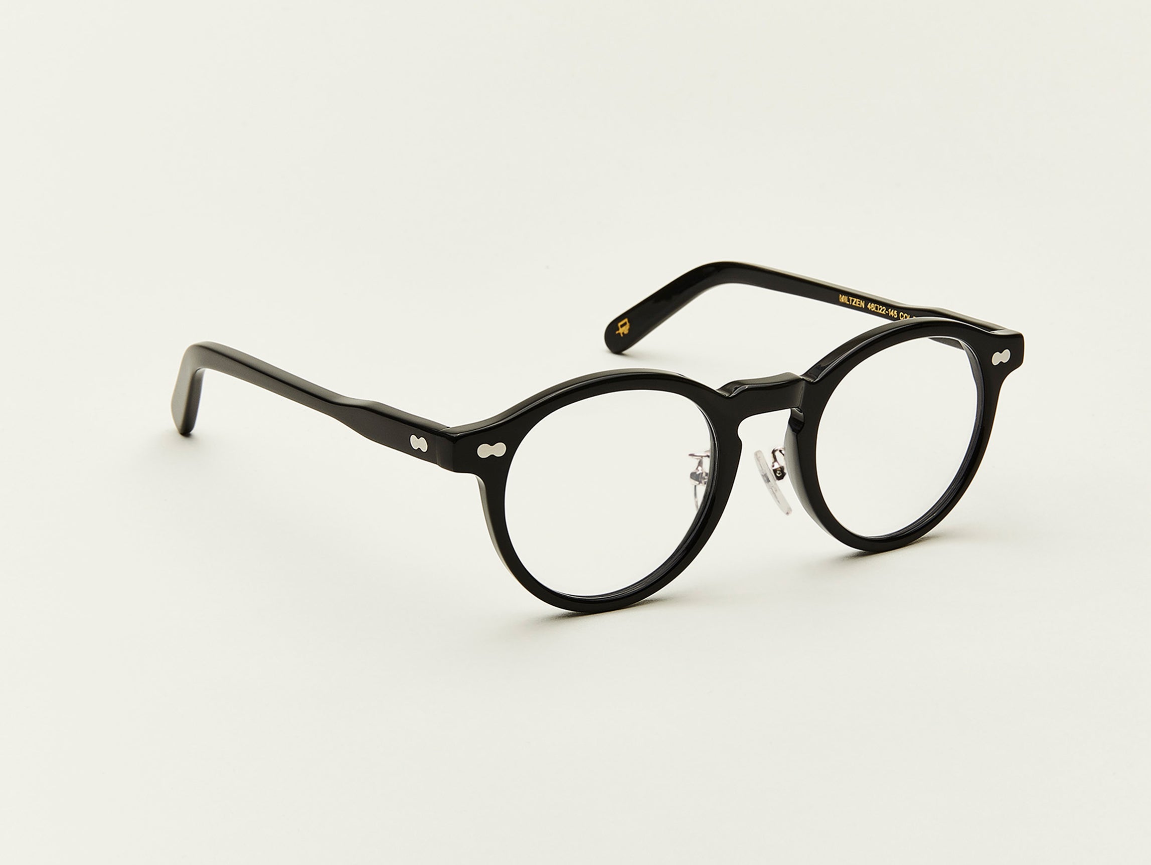 MILTZEN W/ Metal Nose Pads | Round Glasses – MOSCOT NYC SINCE 1915