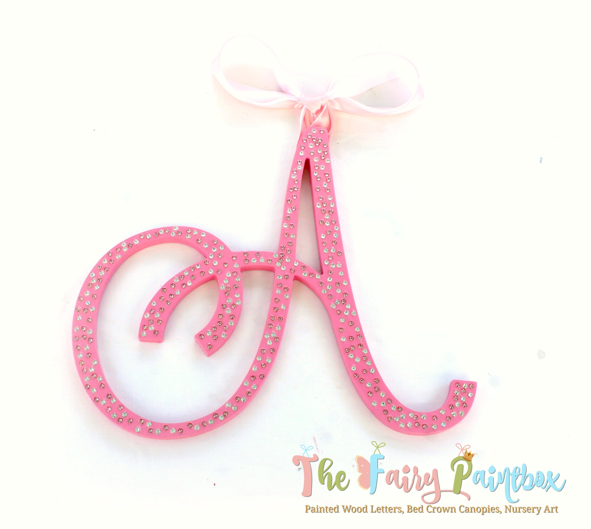 pink letters for nursery