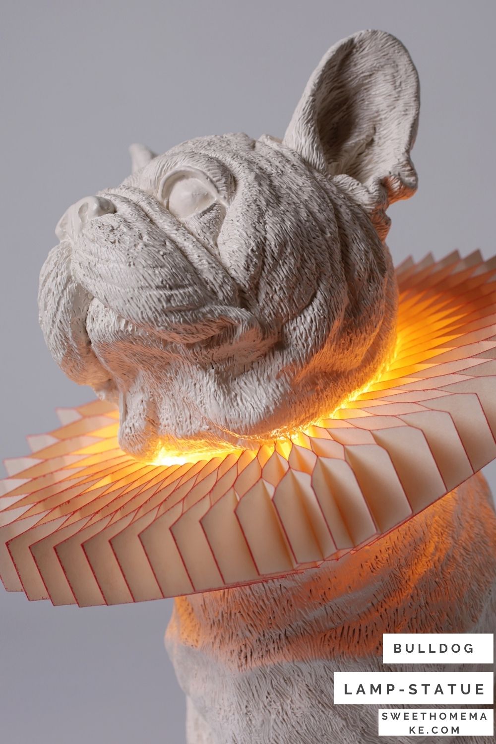 French bulldog table lamp brings nature into your living spaces