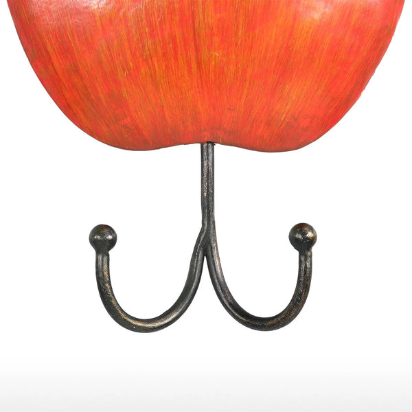 Metal Apple Wall Hook For Kitchen And Bathroom Wall Art Decor