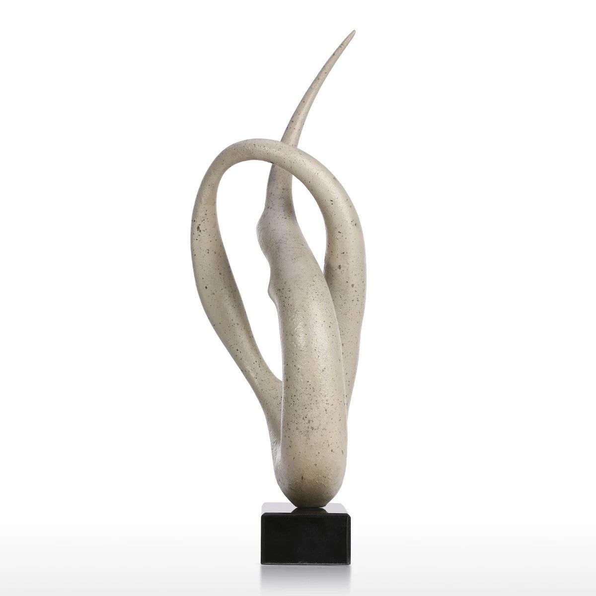 Skulptur Inredning Dekoration Figur till Vit och Ljusgrå Stil – The ...