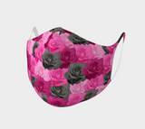Pink Roses Double Knit Face Covering