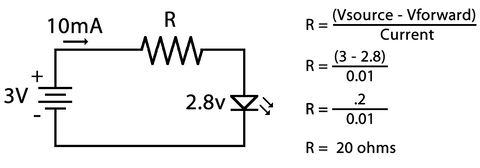 Ohm's Law Math Calculation