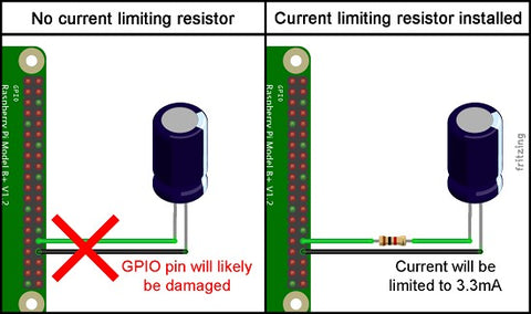 Current Limiting Resistors and Capacitors