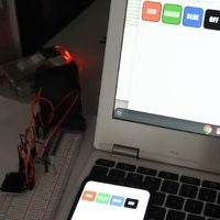 Remote controlling breadboard circuit from laptop