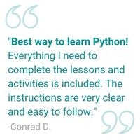 User testimonial: Best way to learn Python