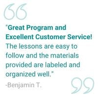 User testimonial: Great program and excellent customer service