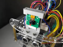 Raspberry Pi camera mounted on mobile robot