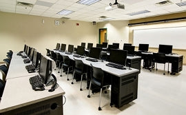 Empty Computer Classroom