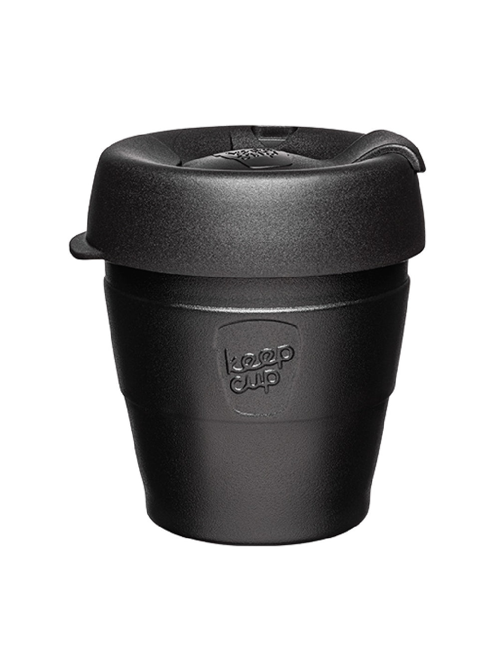 Parts of a KeepCup (not at scale): A-Lid for plastic cup, B-Lid
