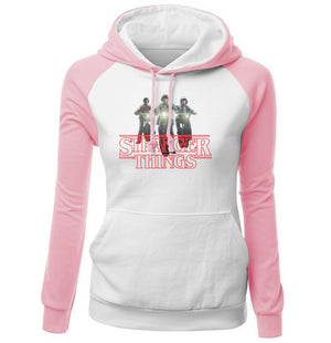 Stranger Things Women S Raglan Hoodie Activa Star