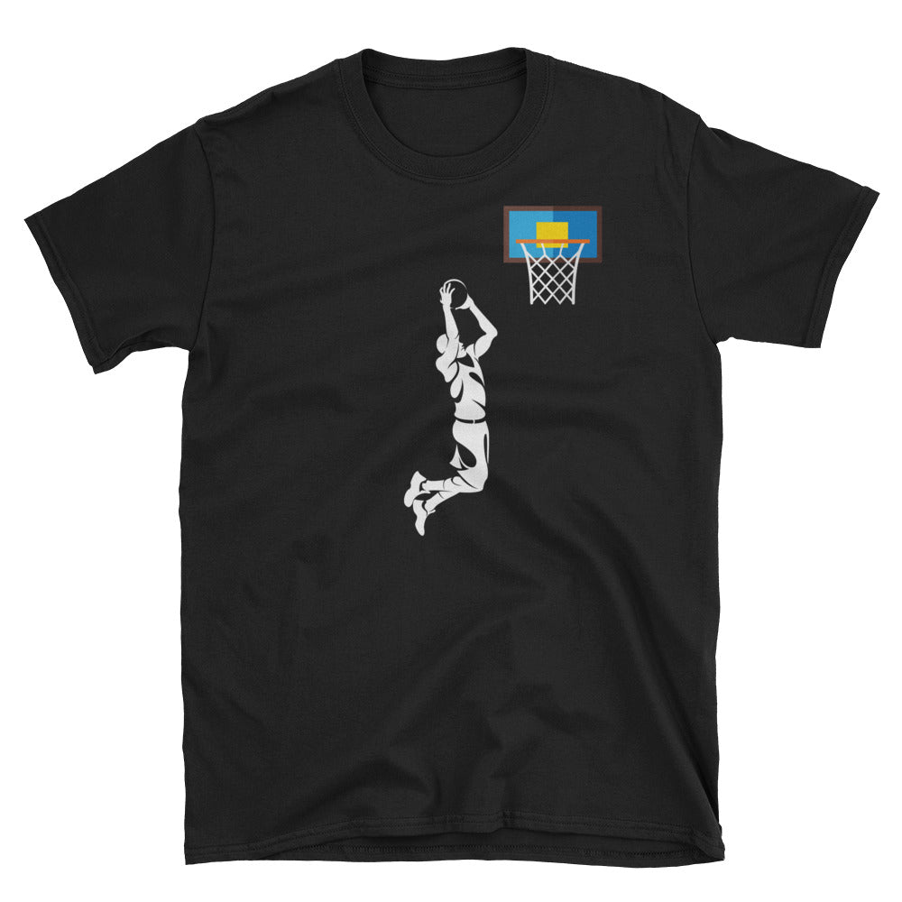 black basketball t shirt