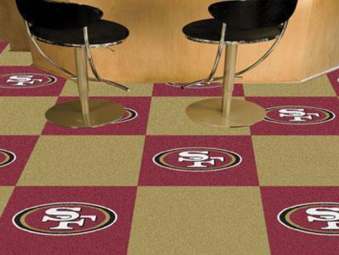 San Francisco 49ers Carpet Tiles
