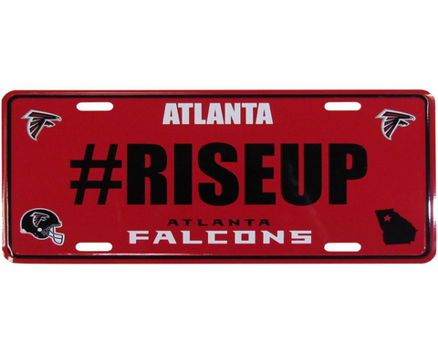 Atlanta Falcons Hashtag License Plate