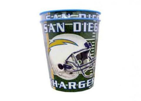 Majestic NFL San Diego Chargers 16-Ounce Plastic Cup 2-Pack