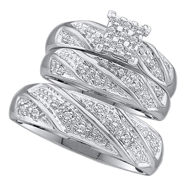 His and Hers Matching Wedding Band Sets, Free Shipping