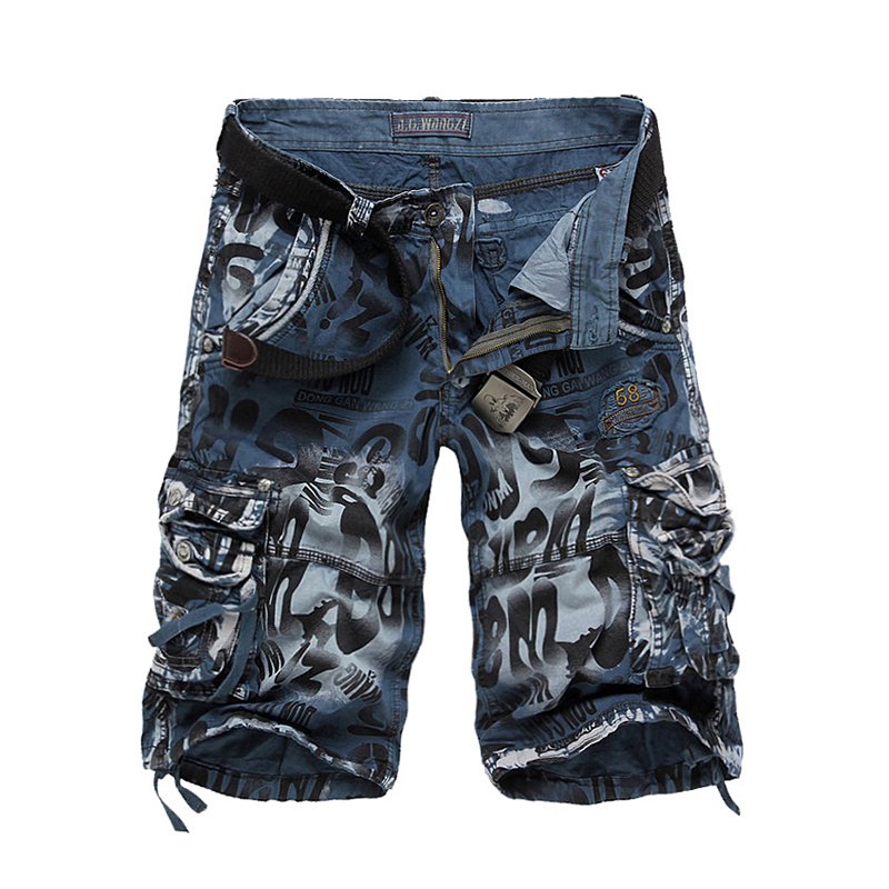 New Arrived Men's Camouflage Tooling Shorts With Multi-Pockets