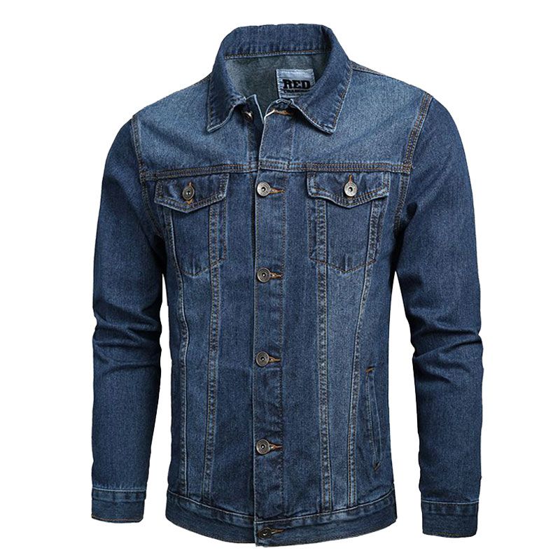 Men Cotton Classic Style Denim Jacket