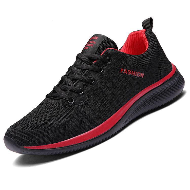 Men Simple Stitching Color Casual Breathable Sneaker Shoes