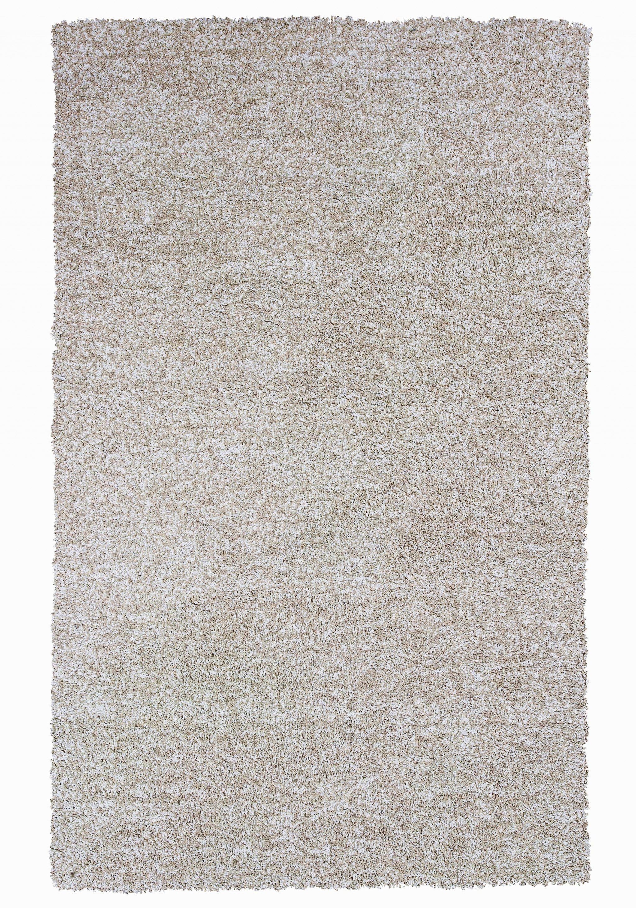 Ivory Shag Rug - 27" X 45" Polyester Ivory Heather Area Rug