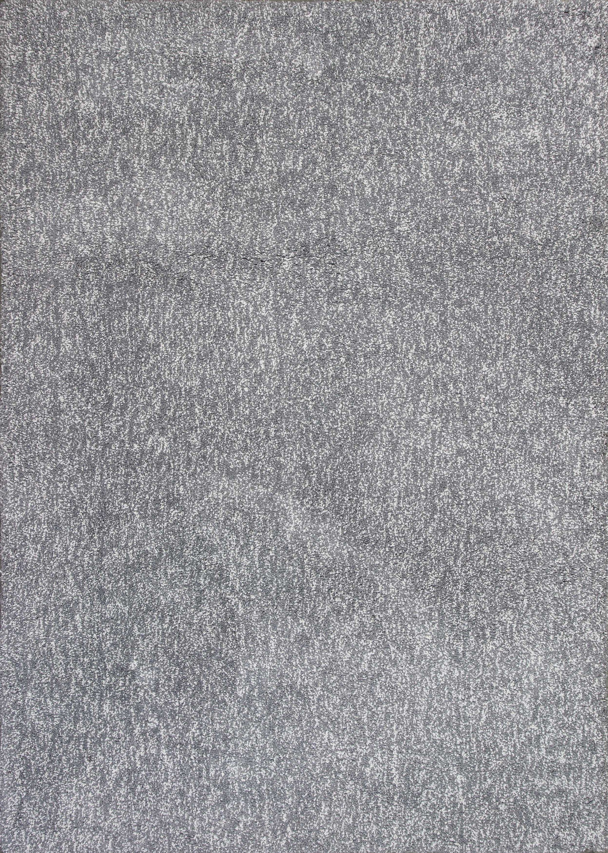 Grey Living Room Rug - 27" X 45" Polyester Grey Heather Area Rug