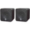 4" 200-Watt Mini-Cube Bookshelf Speakers (Black)-Speakers, Subwoofers & Accessories-JadeMoghul Inc.