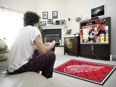 4x6 Rug NHL Detroit Red Wings 4'x6' Plush Rug