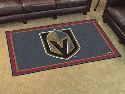 4x6 Rug NHL Vegas Golden Knights 4'x6' Plush Rug