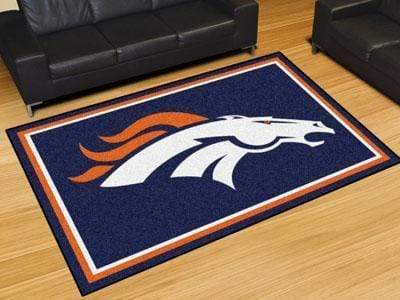 5x8 Rug NFL Denver Broncos 5'x8' Plush Rug