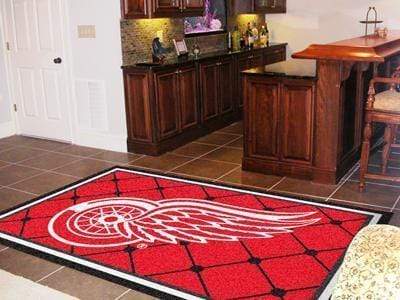 5x8 Rug NHL Detroit Red Wings 5'x8' Plush Rug