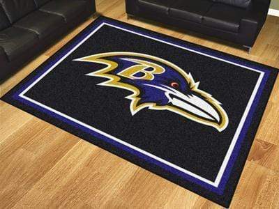 8x10 Rug NFL Baltimore Ravens 8'x10' Plush Rug