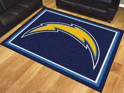 8x10 Rug NFL Los Angeles Chargers 8'x10' Plush Rug