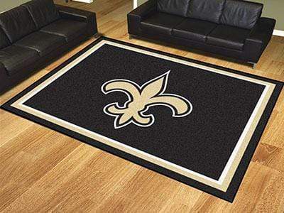 8x10 Rug NFL New Orleans Saints 8'x10' Plush Rug