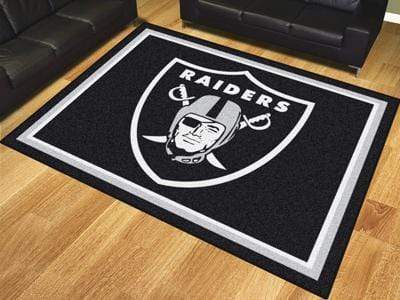 8x10 Rug NFL Oakland Raiders 8'x10' Plush Rug