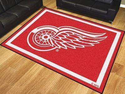 8x10 Rug NHL Detroit Red Wings 8'x10' Plush Rug