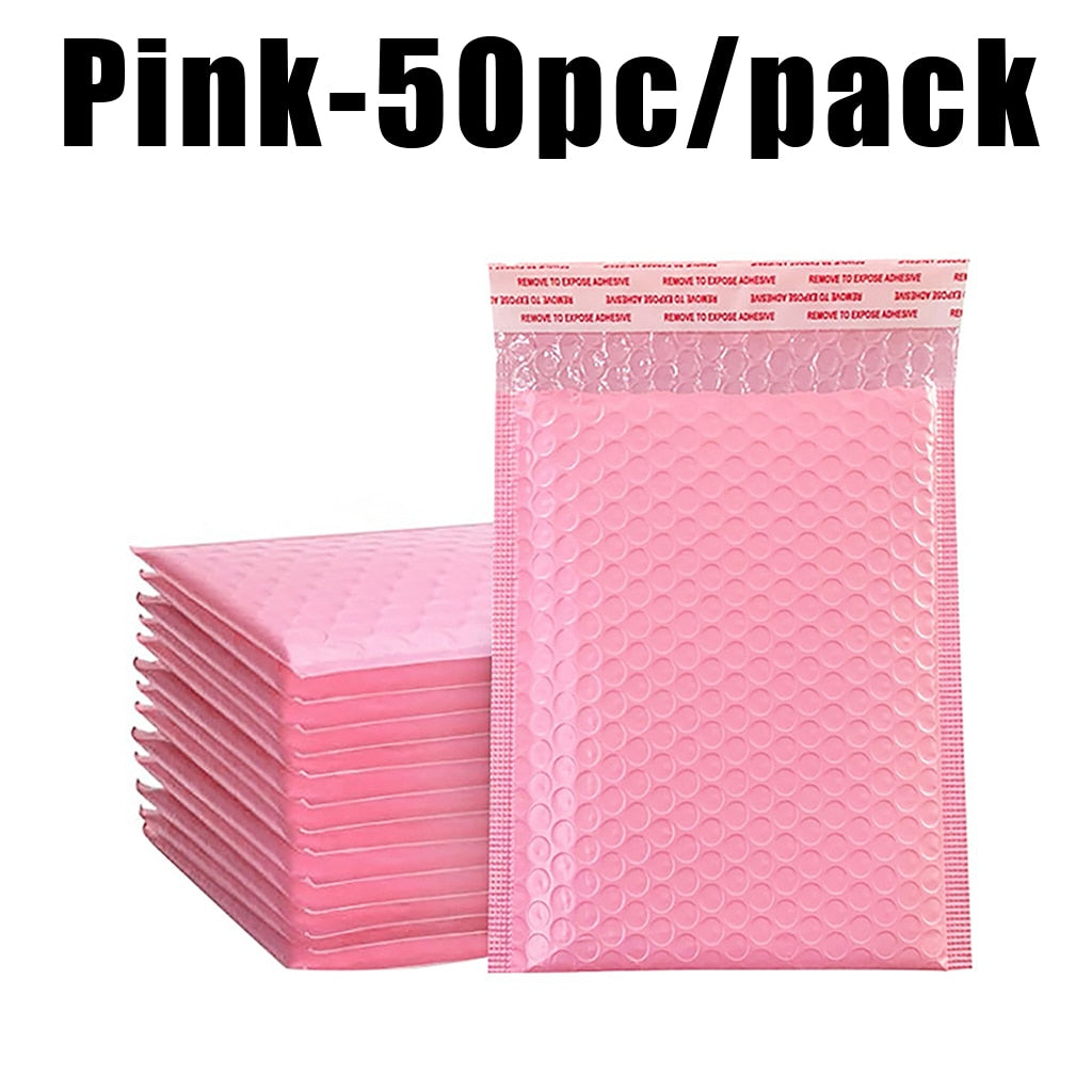 50PCS Bubble Mailers Padded Envelopes packaging bags for business bubble mailers shipping packaging 