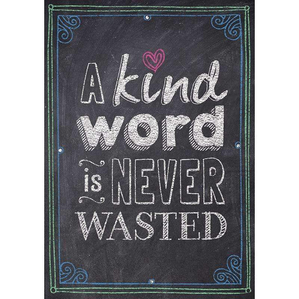A KIND WORD IS NEVER WASTED POSTER-Learning Materials-JadeMoghul Inc.