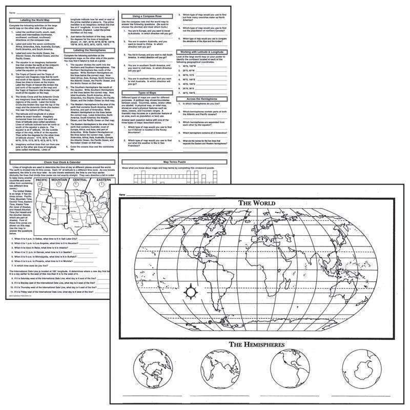 Activity Posters Basic Map Skills