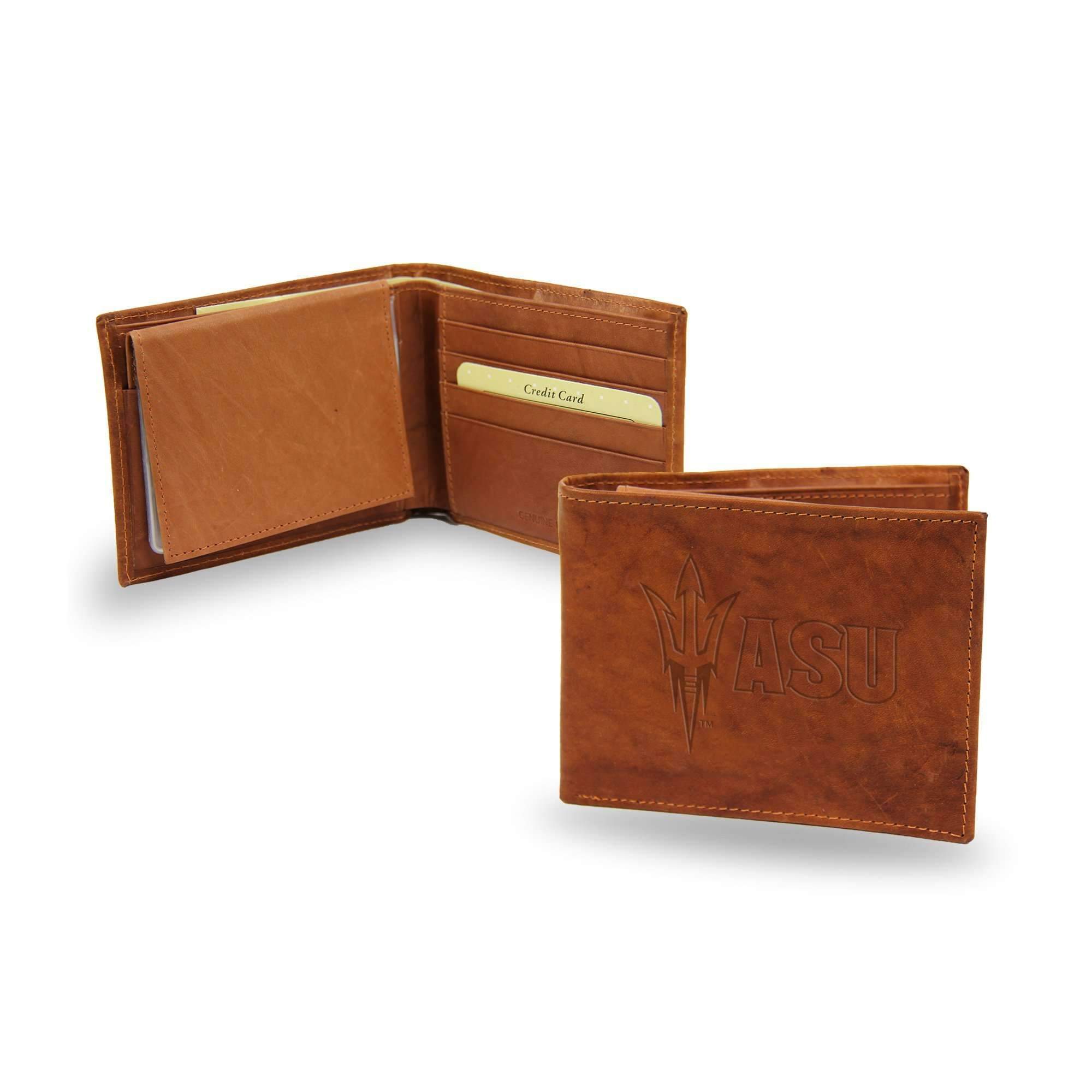 Men's Bifold Wallet Arizona State Embossed Billfold